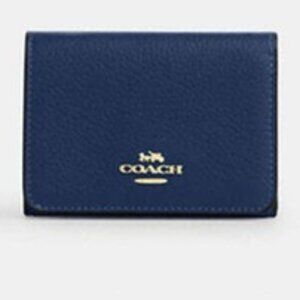 Coach - Card Holder Wallet In Signature Canvas